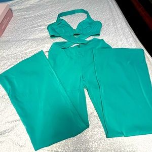 Bar T Boutique Women’s Banjul turquoise jumpsuit